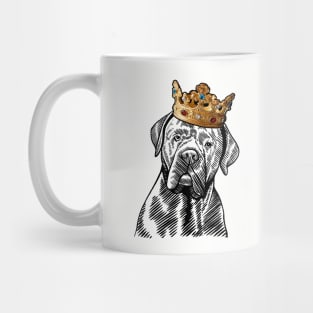 Cane Corso Dog King Queen Wearing Crown Mug